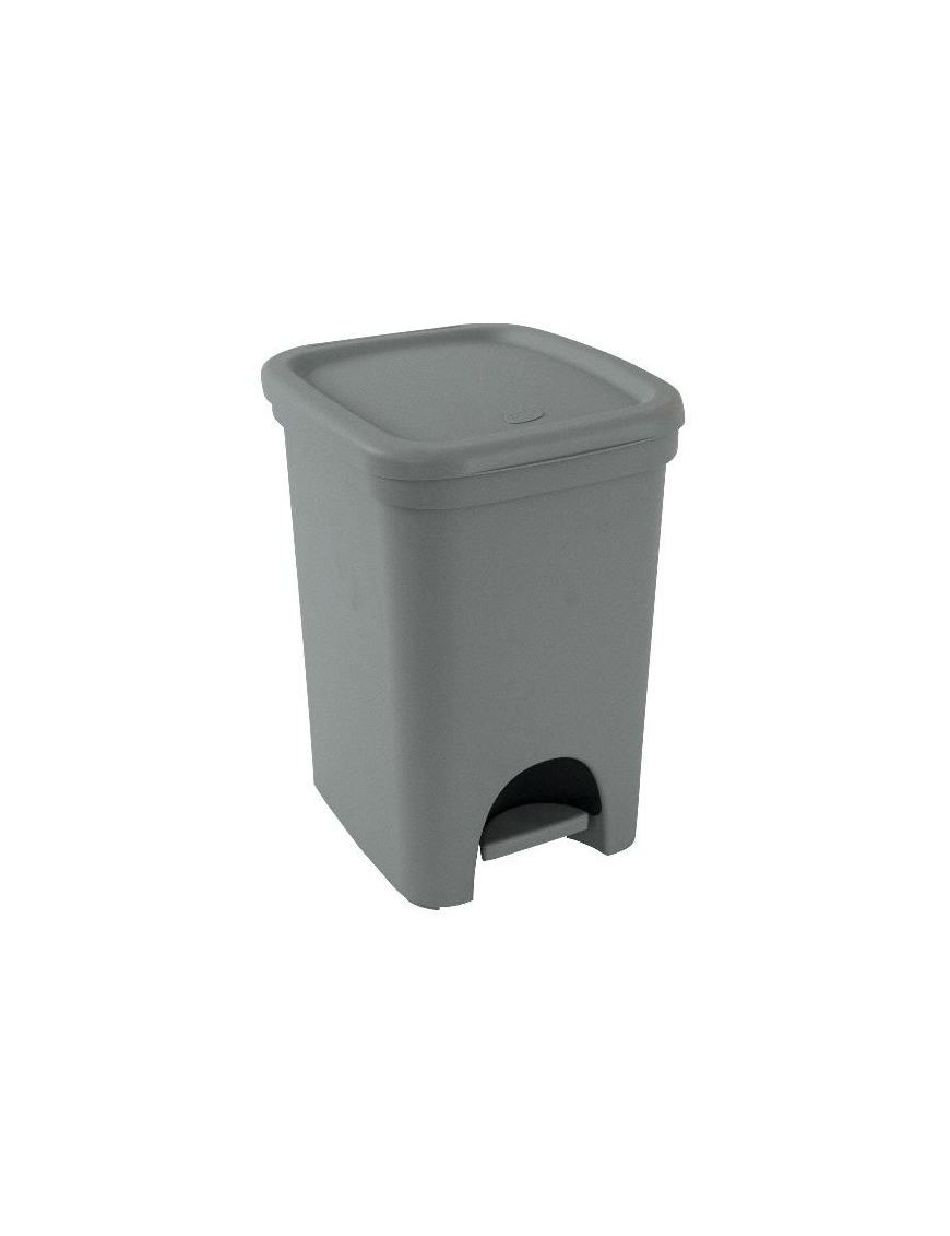 COLORS 18lt GRAY WASTE BIN