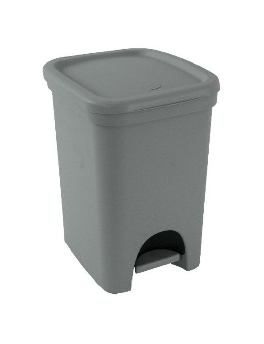 COLORS 18lt GRAY WASTE BIN