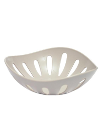 GAIA PLUS TAUPE BREAD BASKET 24cm