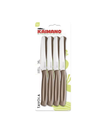 KAIMANO DINAMIK BROWN TABLE KNIVES 12 PIECES