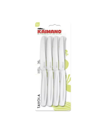 COLTELLI 12 PEZZI DA TAVOLO KAIMANO DINAMIK BIANCHI