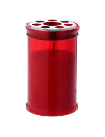 LUMINI VOTIVI DIAMETRO 60 60pezzi COLORE ROSSO