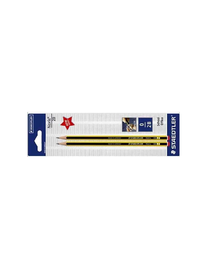 NORIS SET OF 2 GRAPHITE PENCILS 02B