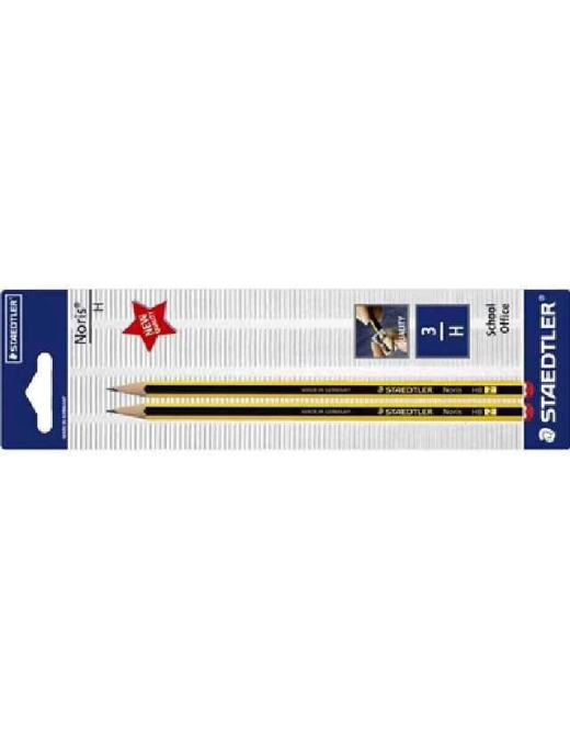 NORIS SET OF 2 GRAPHITE PENCILS 3H