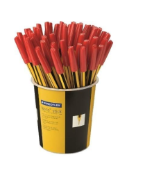 NORIS PENNE A SFERA 50pezzi ROSSA