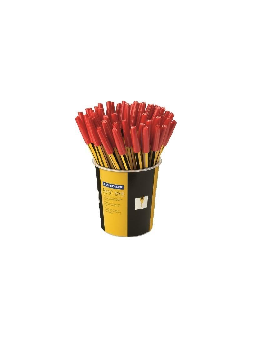 NORIS PENNE A SFERA 50pezzi ROSSA