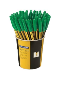 NORIS PENNE A SFERA 50pezzi VERDE