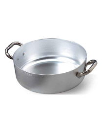 LINEA PROFESSIONAL CASSERUOLA BASSA 2 MANICI 3mm DIAMETRO 32cm