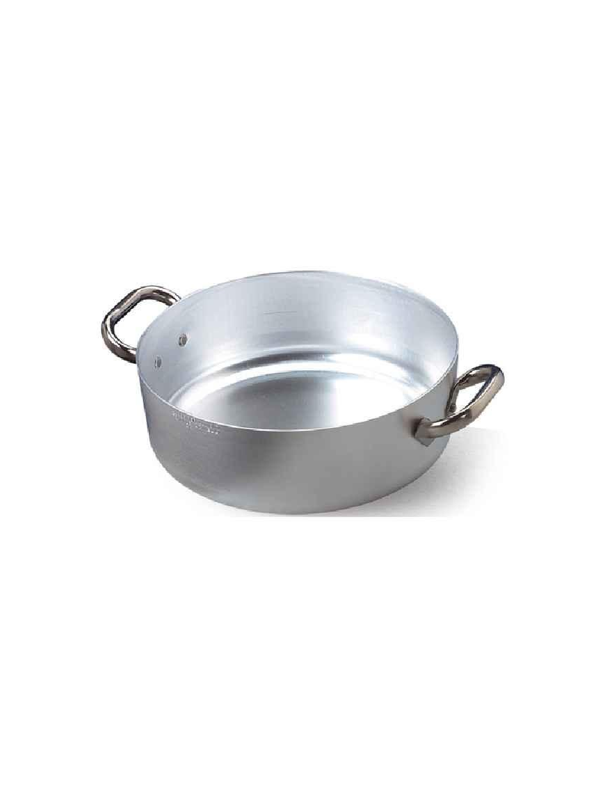 LINEA PROFESSIONAL CASSERUOLA BASSA 2 MANICI 3mm DIAMETRO 32cm