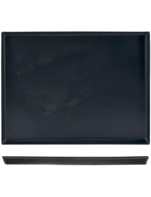 PASTRY AND PIZZERIA LINE BLUE RECTANGULAR TRAY 45x35x3