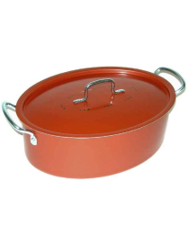 MONETA ZECCHINO OVAL CASSEROLE WITH LID DIAMETER 28cm