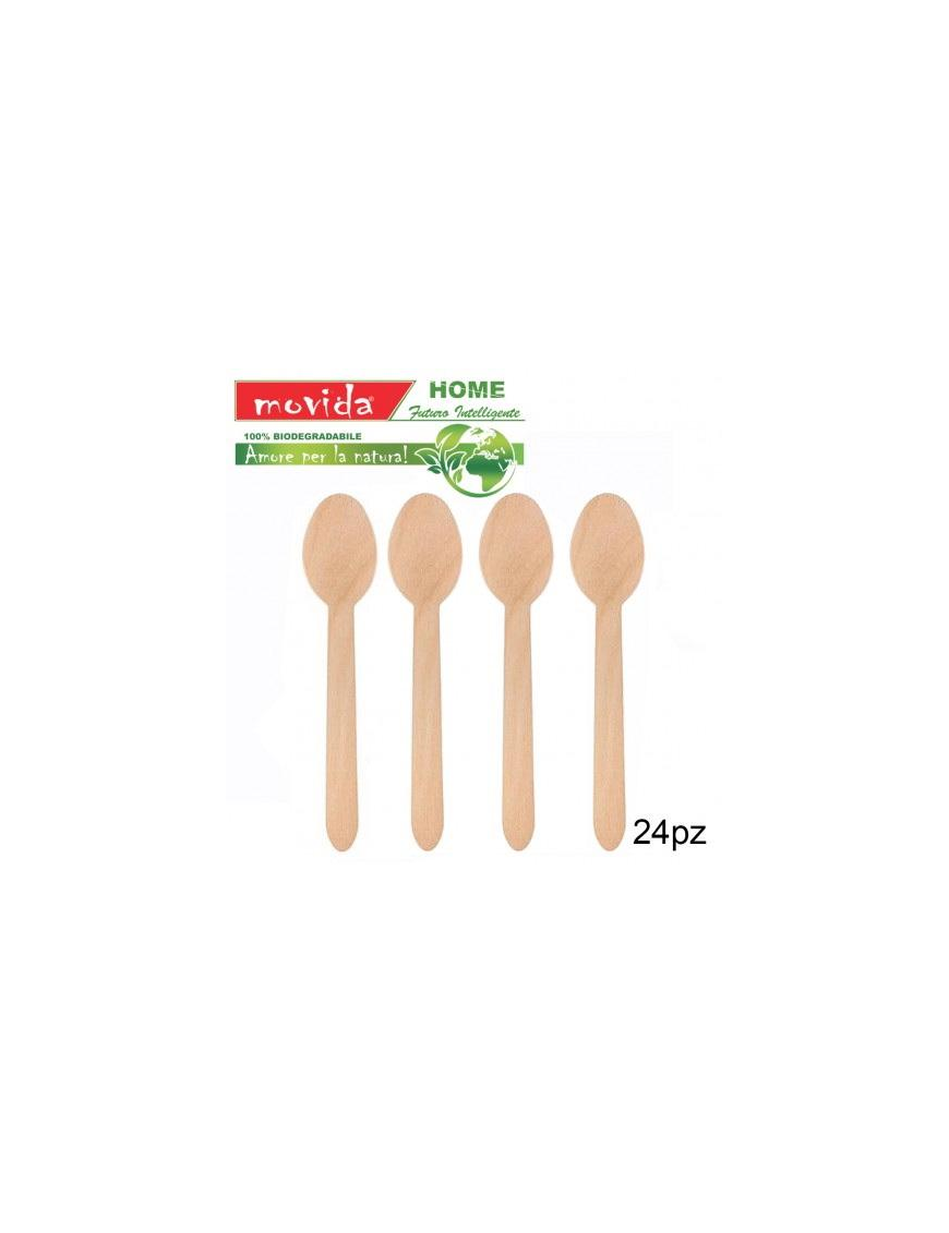 MOVIDA WOODEN SPOON 24 PIECES