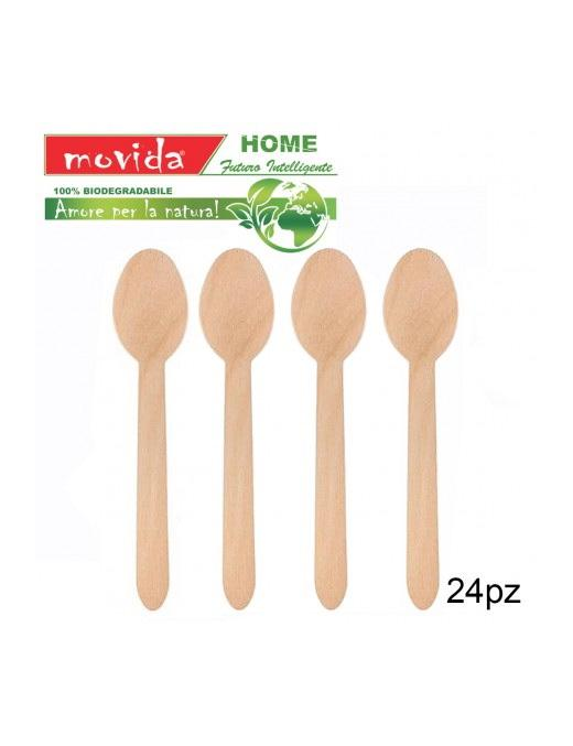 MOVIDA LEGNO CUCCHIAIO 24 PEZZI