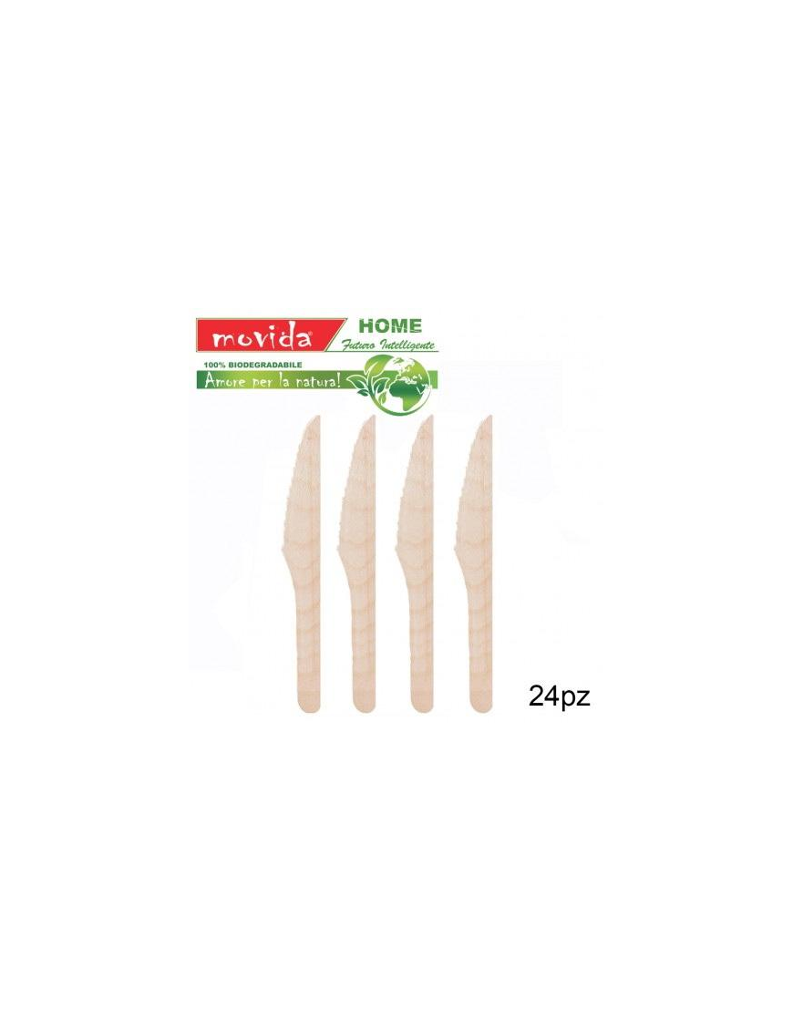 MOVIDA LEGNO COLTELLO 24 PEZZI