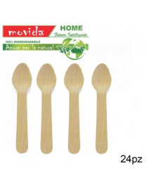 MOVIDA LEGNO CUCCHIAINO 24 PEZZI