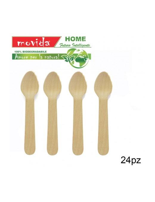 MOVIDA WOODEN SPOON 24 PIECES