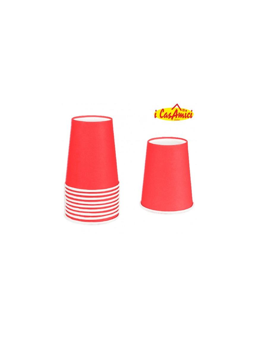 MOVIDA PAPER CUP 180 ML 50 PIECES RED