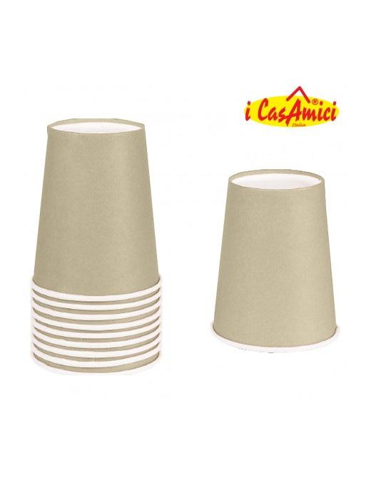 MOVIDA PAPER CUP 180 MM. 50 PIECES TAUPE