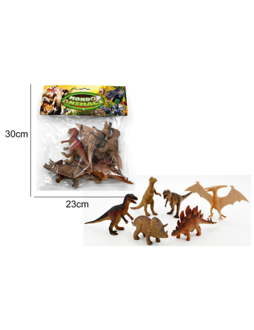 ANIMALI DINOSAURI 6 PEZZI