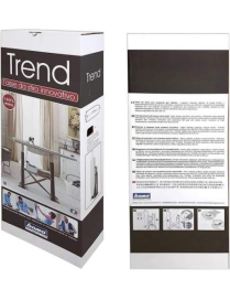 RESIN IRONING BOARD TREND GRAY 40x9x115cm
