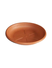 SOTTOVASO COLOR TERRACOTTA DIAMETRO 14cm