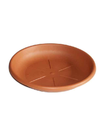 SOTTOVASO COLOR TERRACOTTA  DIAMETRO 20cm