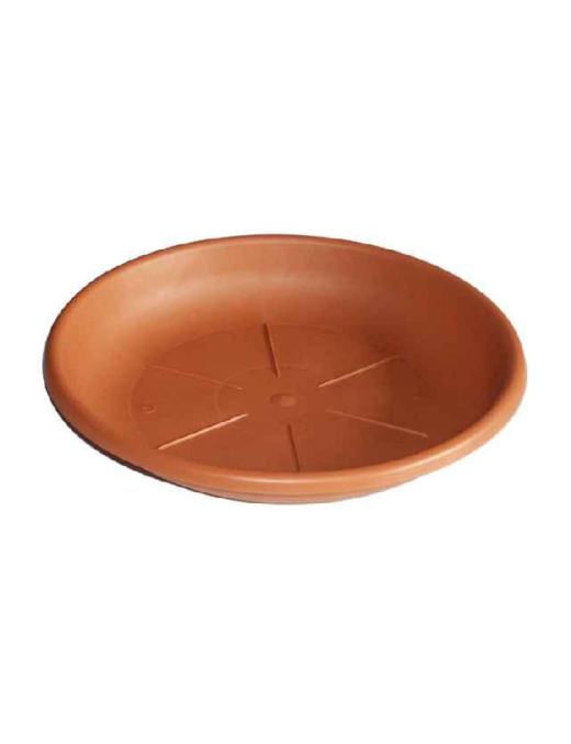 SOTTOVASO COLOR TERRACOTTA DIAMETRO 22cm