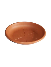 SOTTOVASO COLOR TERRACOTTA  DIAMETRO 16cm