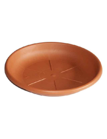 SOTTOVASO COLOR TERRACOTTA  DIAMETRO 30cm