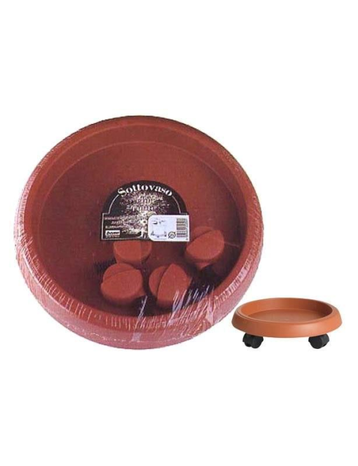 SOTTOVASO DIAMETRO 25cm CON RUOTE