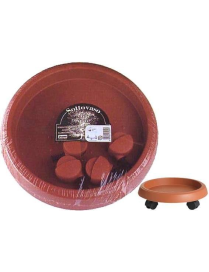 SOTTOVASO DIAMETRO 35cm CON RUOTE