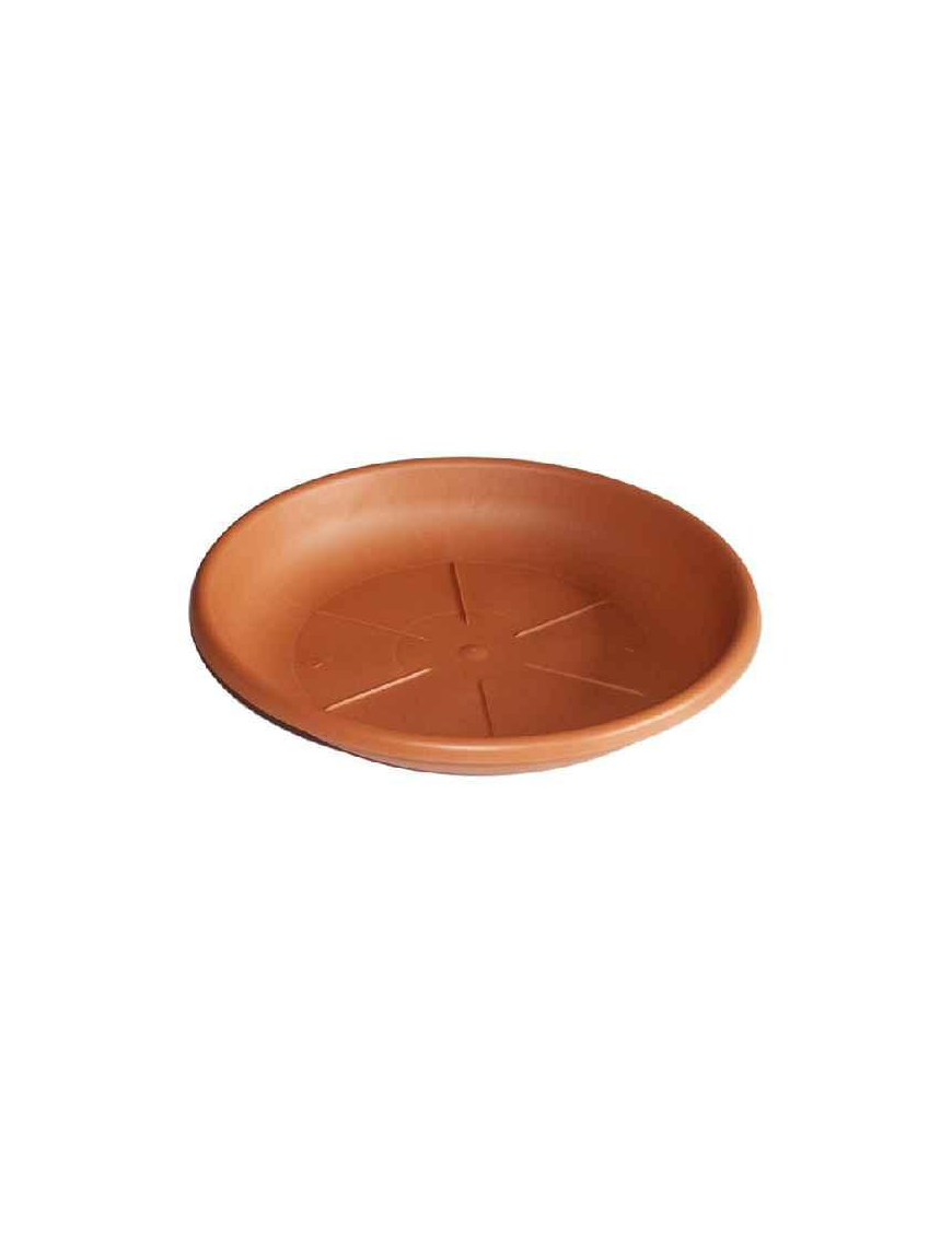 SOTTOVASO COLOR TERRACOTTA  DIAMETRO 18cm