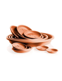 SOTTOVASO COLOR TERRACOTTA  DIAMETRO 24cm