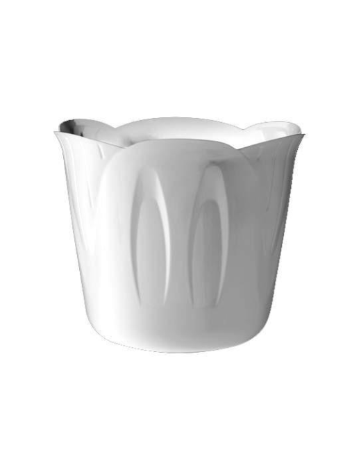 MIMOSA POT HOLDER DIAMETER 15cm WHITE