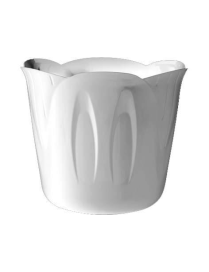 MIMOSA POT HOLDER DIAMETER 35cm WHITE