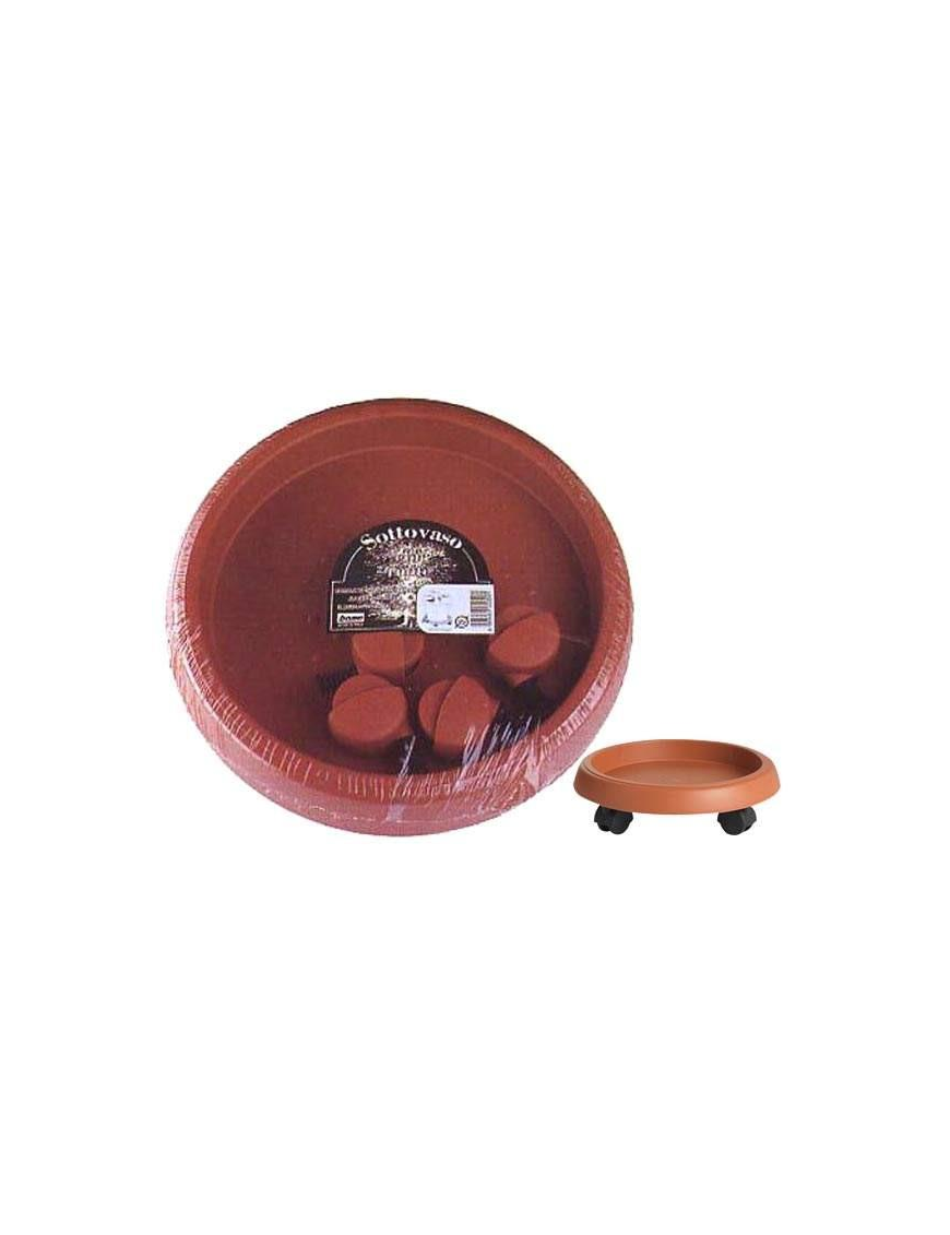 SOTTOVASO DIAMETRO 30cm CON RUOTE