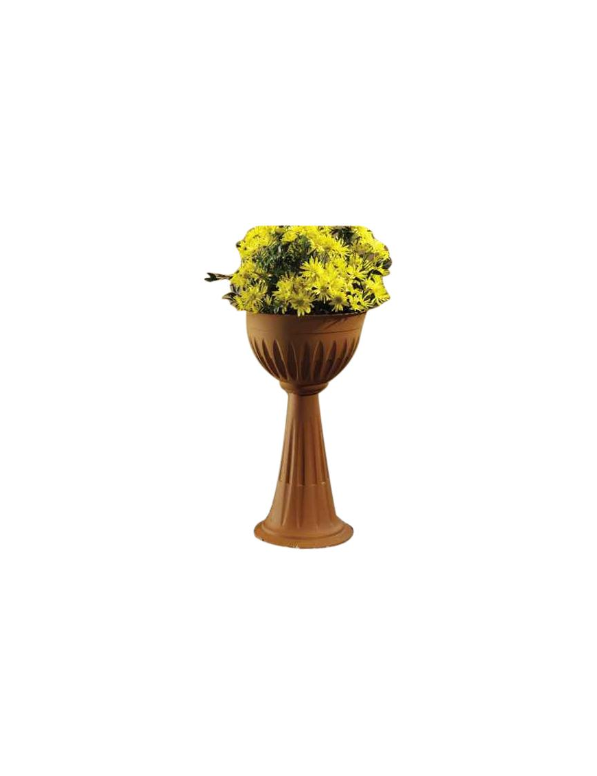 COLONNA ALBA DIAMETRO 43xh74,5cm TERRACOTTA