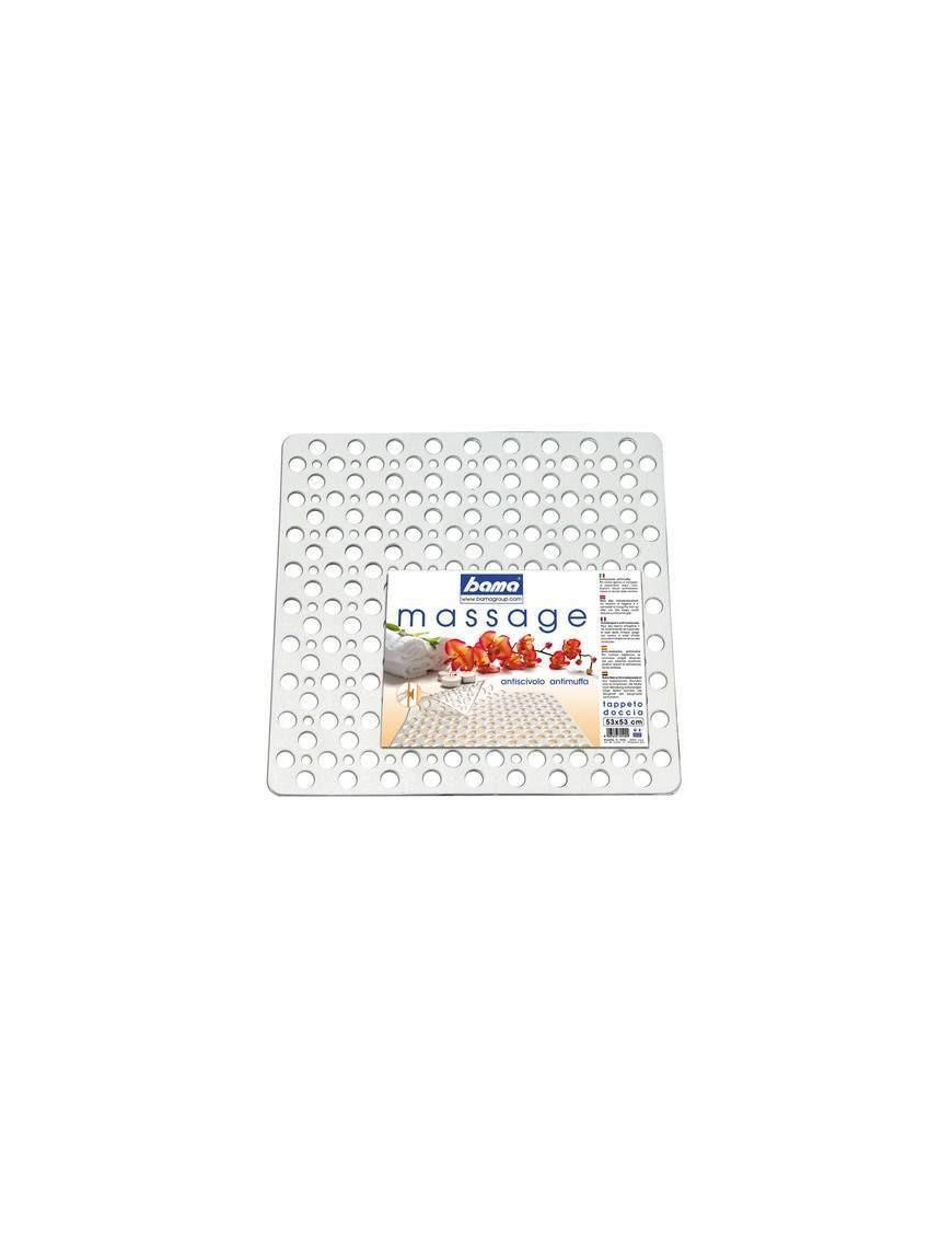 TAPPETO DOCCIA 53x53cm BIANCO