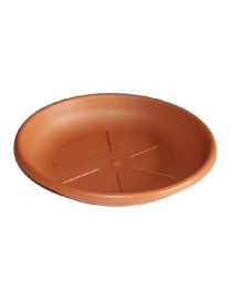 SOTTOVASO COLOR TERRACOTTA  DIAMETRO 26cm