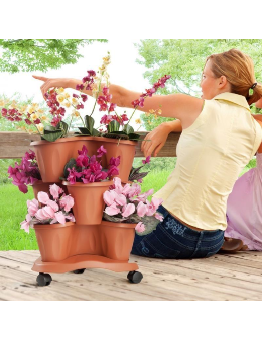 CLOVER LINE VASE DIAMETER 40x16cm