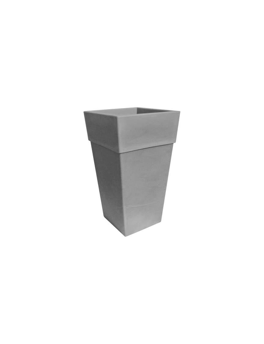 GARDEN LINE GRAY PYRAMID POT 40cm
