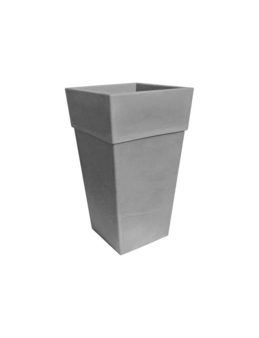 LINEA GIARDINO VASO PIRAMIDE GRIGIO 40cm