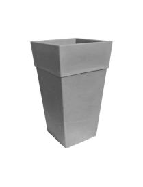 GARDEN LINE GRAY PYRAMID POT 50cm
