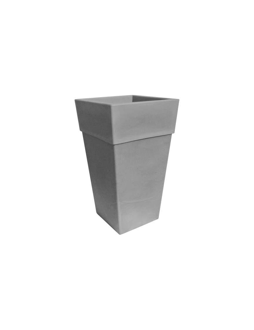 GARDEN LINE GRAY PYRAMID POT 50cm