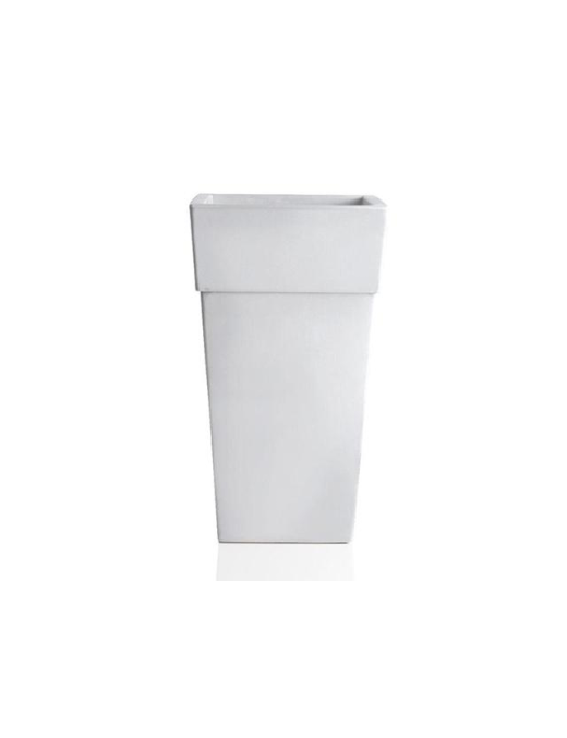 GARDEN LINE WHITE PYRAMID POT 50cm