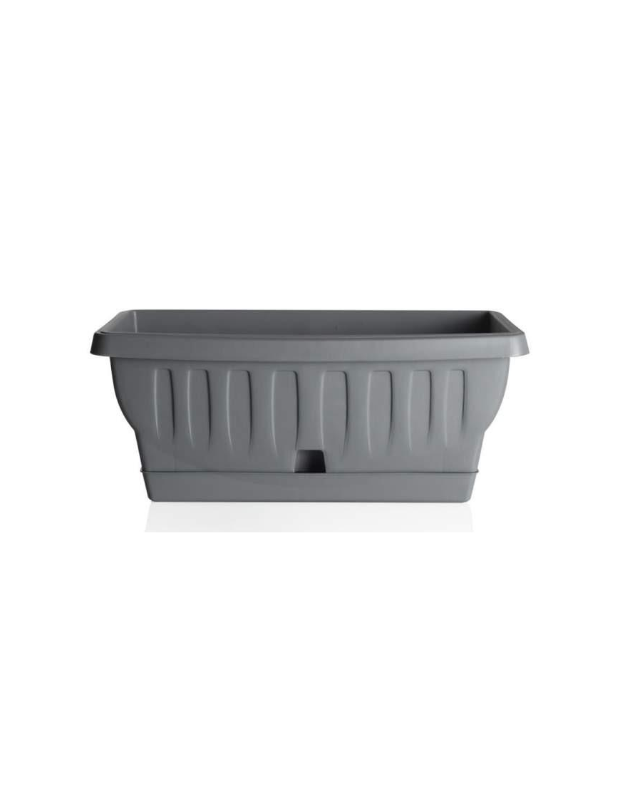 FIORIERA NATURA  30cm GRIGIO