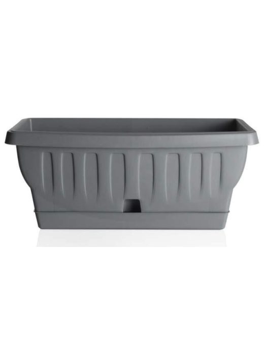 NATURA PLANTER 30cm GRAY