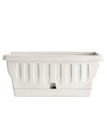 NATURA PLANTER 50cm WHITE