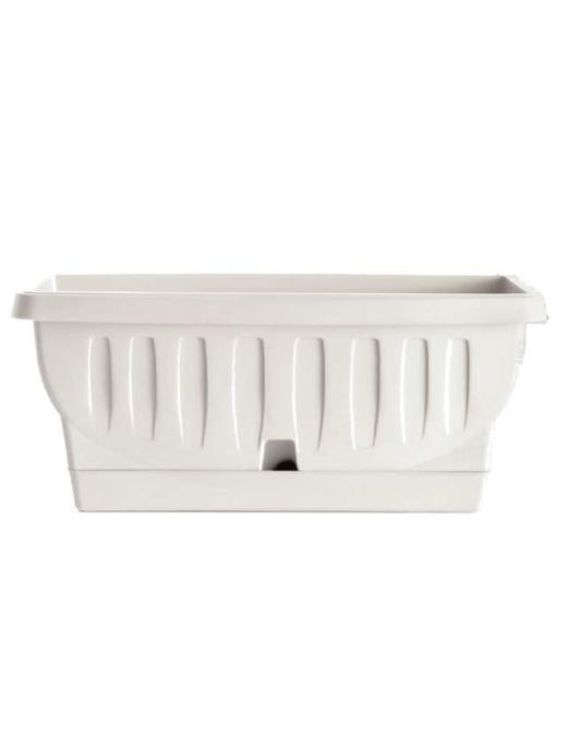 NATURA PLANTER 50cm WHITE