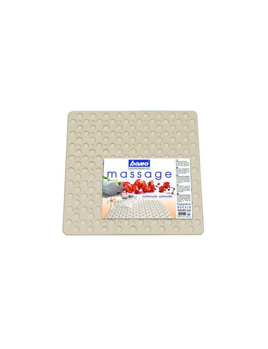 TAPPETO DOCCIA 53x53cm CREMA